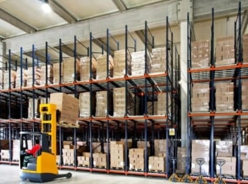 Logistics warehouse.