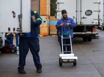 Our crew working